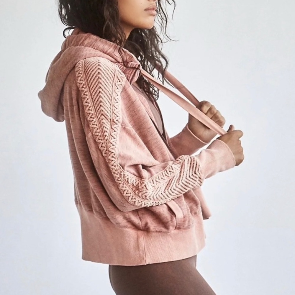 NWT. Free People - Mountain High Cable Hoodie - Picture 5 of 16